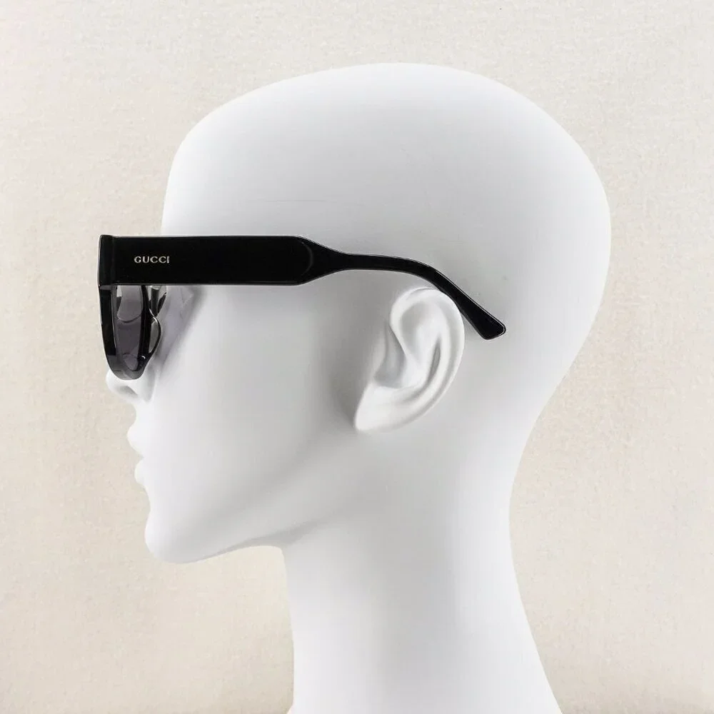 Gucci GG1110 Square Sunglasses Black Gray OS